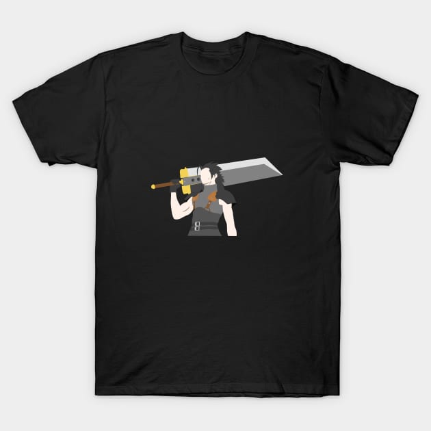 Outstanding Zack Fair Minimalistic T-Shirt by Kidrock96